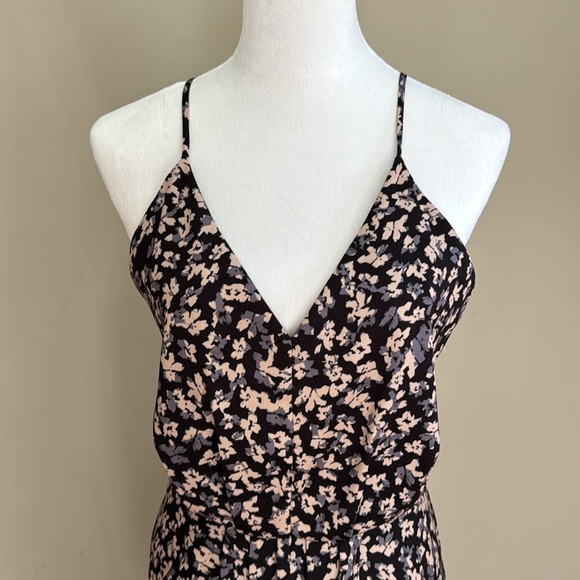 Chelsea 28 Sleeveless Spaghetti Straps Lined Flower Midi Dress Size M‎ - Picture 5 of 10